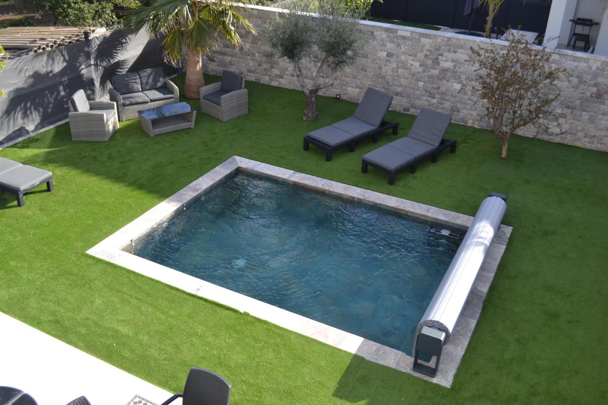 Etoile Du Berger Saint Aygulf 3 Villas Et 4 Appartements Jardin Individuel Et Piscine Chauffee En Saison - La Mer Et Les Plages 450 M Exterior foto